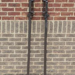 Vintage Metal 5' Bar Clamps 