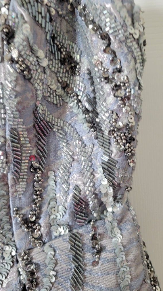 AIDAN MATTOX JACQUARD STRAPLESS FORMAL DRESS for Sale in Visalia, CA