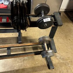 Solid and adjustable commercial steel Free-weights 