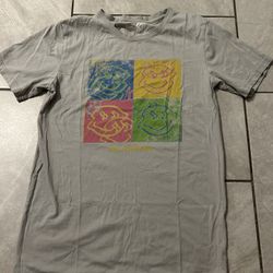 Gray Dutch Bros Coffee  T-Shirt Happy Faces / Mens Medium