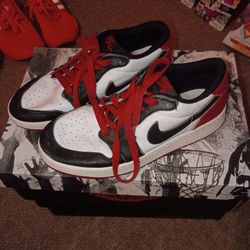 Nikes..Size 5 1/2 Y..(Red and black) shoes