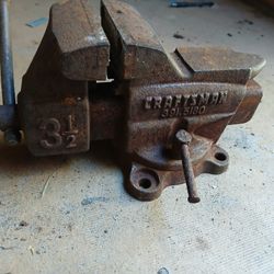 Vintage Swivel Bench