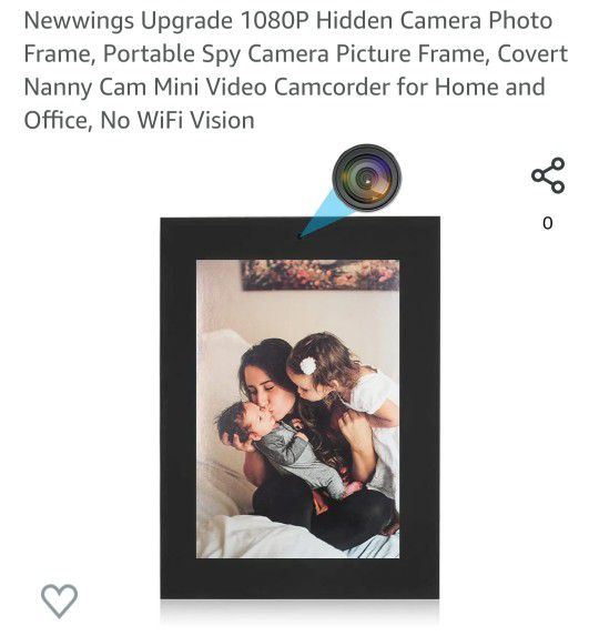 Hidden Camera Frame