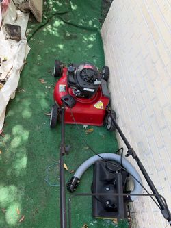 Troy built lawn mower