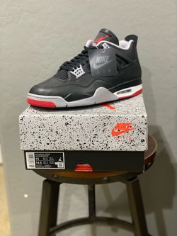 Nike Air Jordan Bred 4 Reimagined size 13
