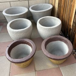 New Flower Pots Made Out Cement Perfect Gift 🎁 
