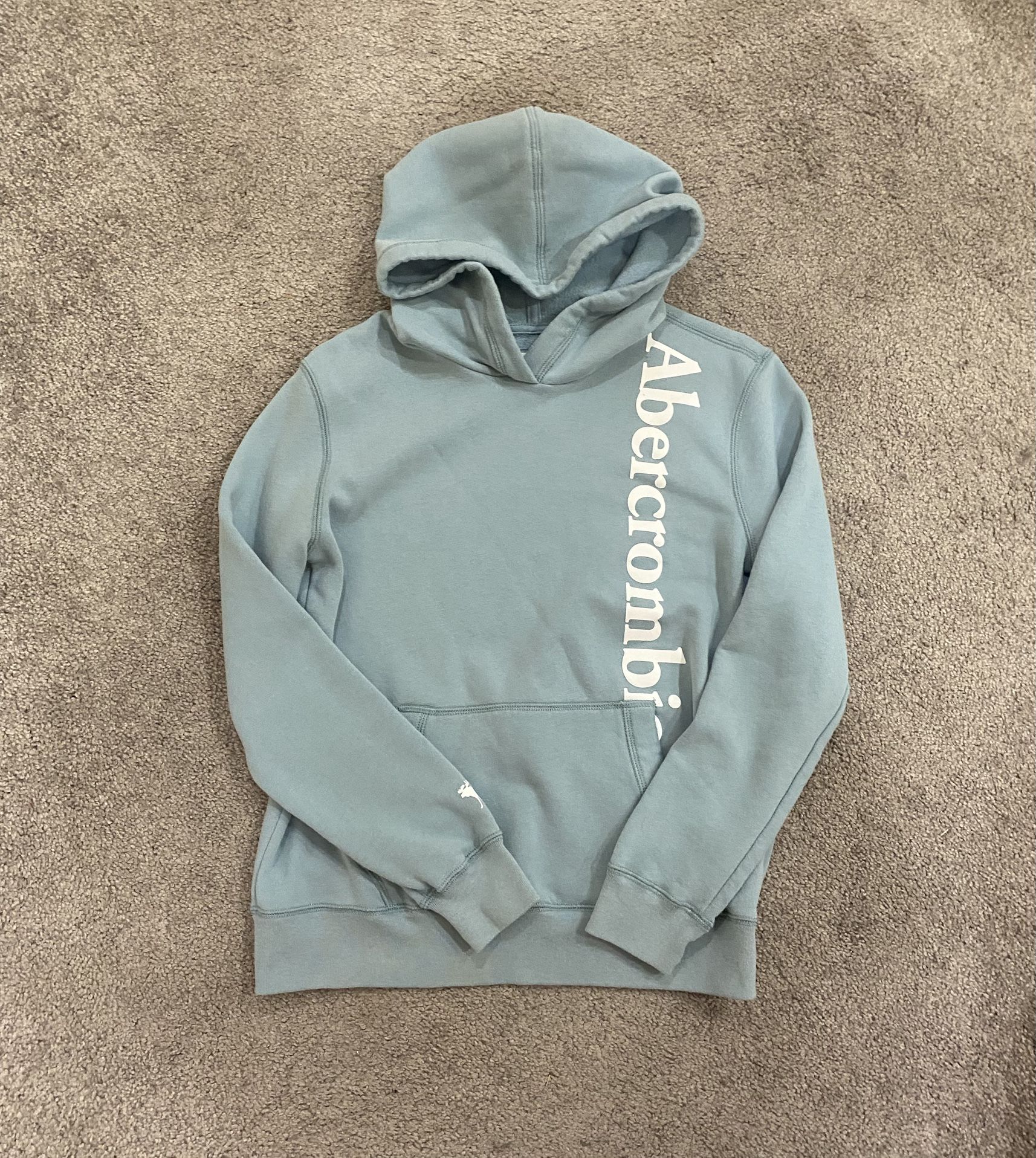 Girls Abercrombie Kids Fleece Hoodie Size 15/16 blue/green