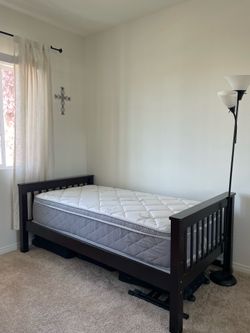 Twin bed and mattress for sale $400