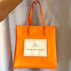 NEW Harrods Cotton Marmalade Condiments Shopper Bag