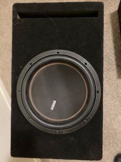 Memphis 12 inch subwoofer with ported box
