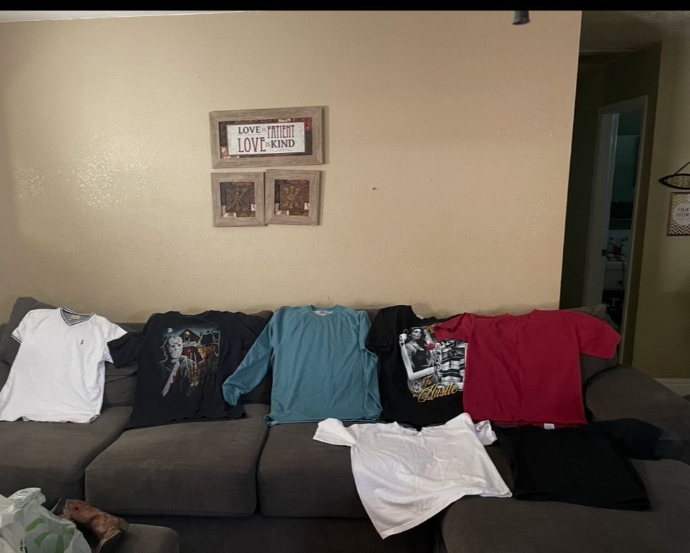 Boys Shirts. Some Are Pro Club Brand. Size Large And Extra Large.