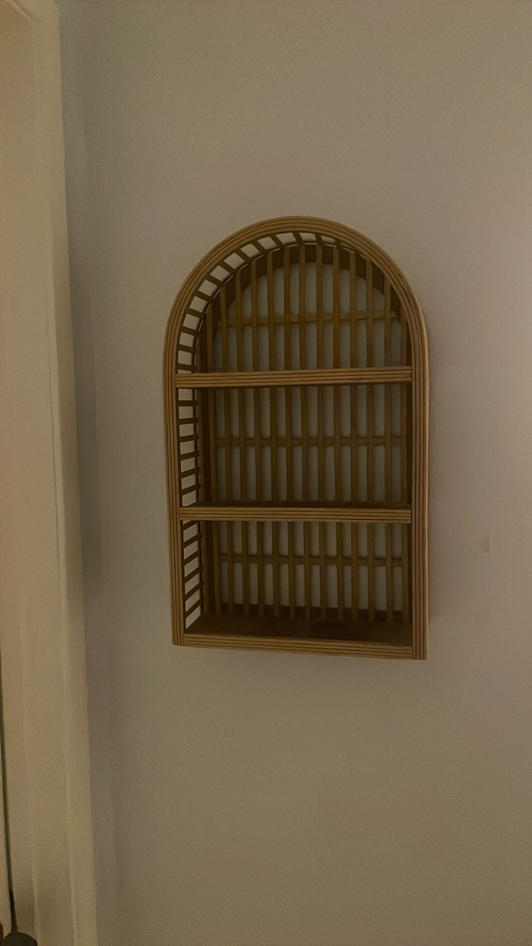 Wooden Wall Shelf (Arched)