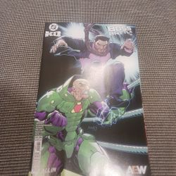 DC KO Boss Battle #1 - Variant Cover - AEW MJF Vs Luthor - DC  FEBRUARY 2026