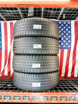 ⭐️ USED TIRES P245/65R17 GOODYEAR WRANGLER FORTERA H/L EDITION ALL SEASON SUV/TRUCKS/JEEPS 245 65 17