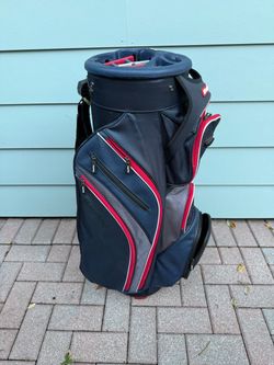 Like new! Bag Boy revolver golf bag. With rain cover