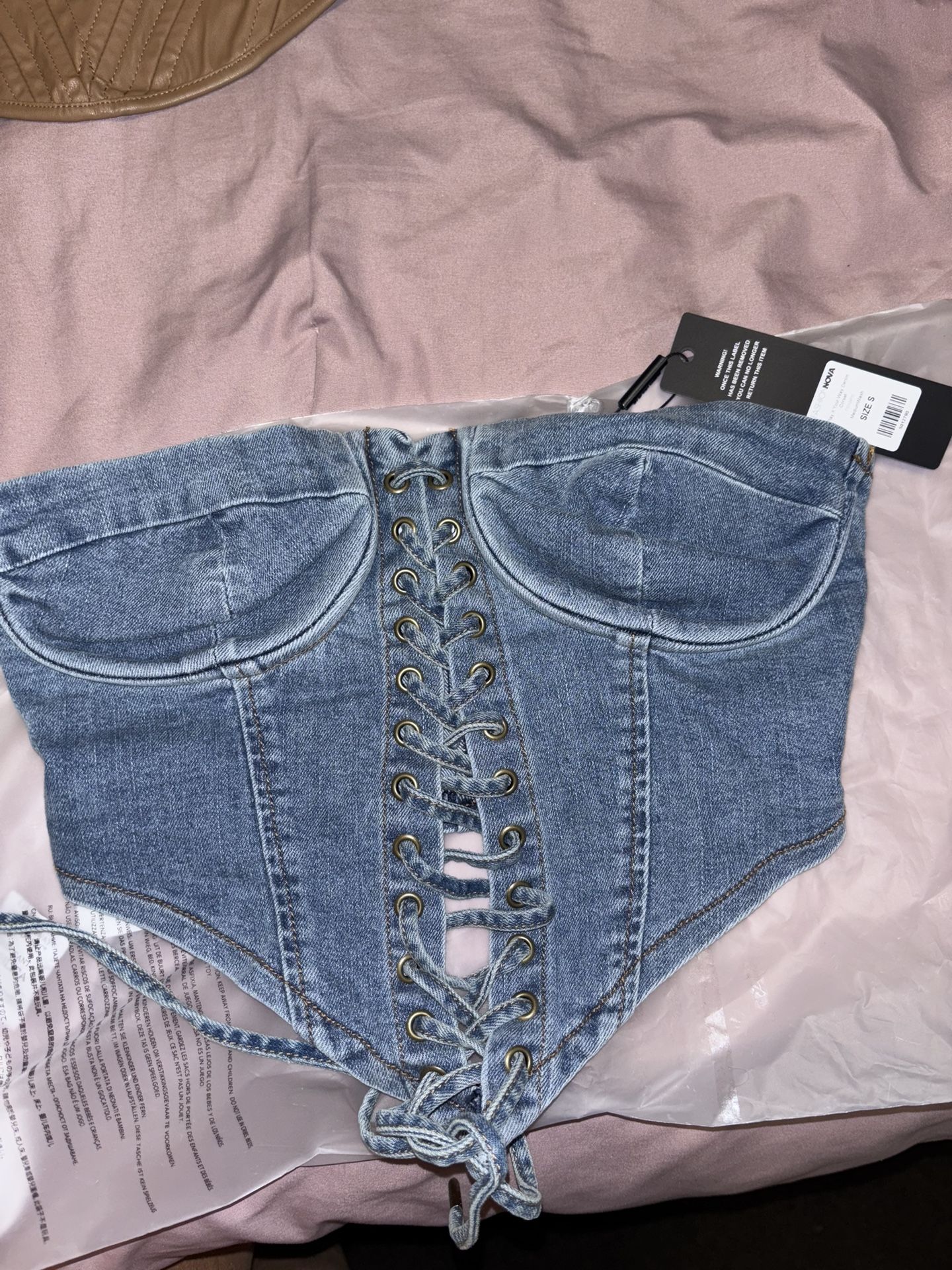Denim Corset Size Small