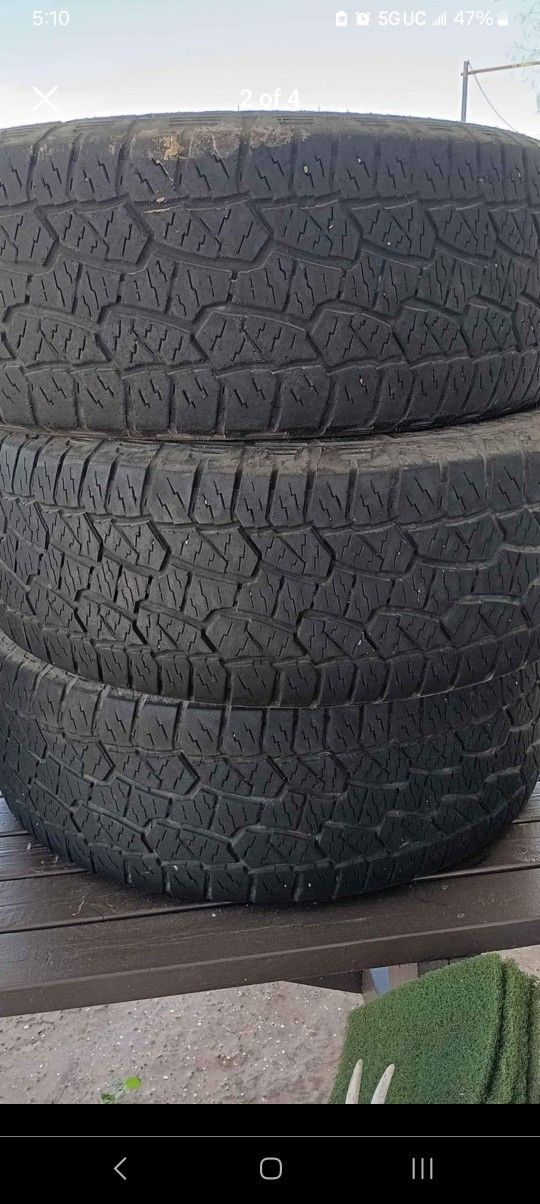 USED!! Hancook Dynapro (275/55R20 113T) All Turrain Tires( Set of 4 )