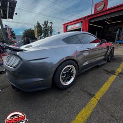 Weld Solana And New 305/45/17 Nitto R2 Tires 5x114 Mustang Fitment In Stock
