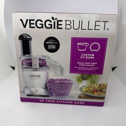 Magic Bullet Veggie Bullet VB-102 Spiralizer Food Processor And 1 Bowl 