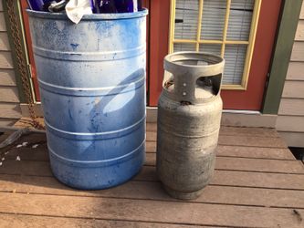 Aluminum propane tank