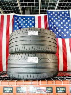 ✅ 2 of Same Brand Used Tires 265/30ZR20 DUNLOP SPORT MAXX R/T 265/30R20 HIGH PERF. SUMMER 265 30 20