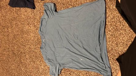 Offbrand shirt, XL, grayish blue.