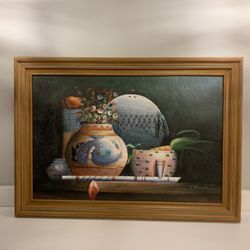 C BENOLT Signed C. Benolt Southwest Oil Painting 30”X42”    $250 OBO  