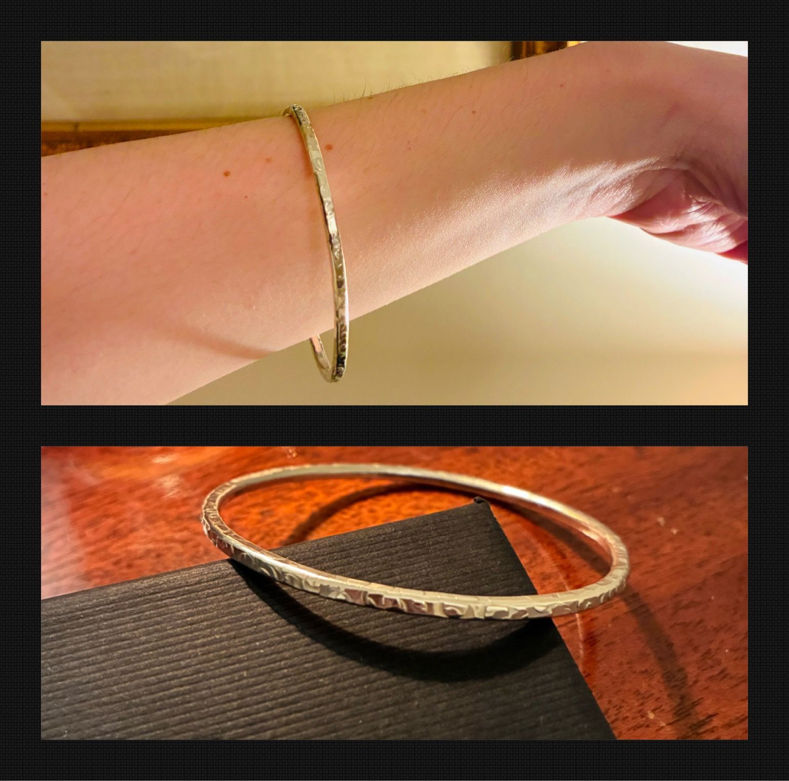 Fine Sterling bangle Hallmarked in London NEW