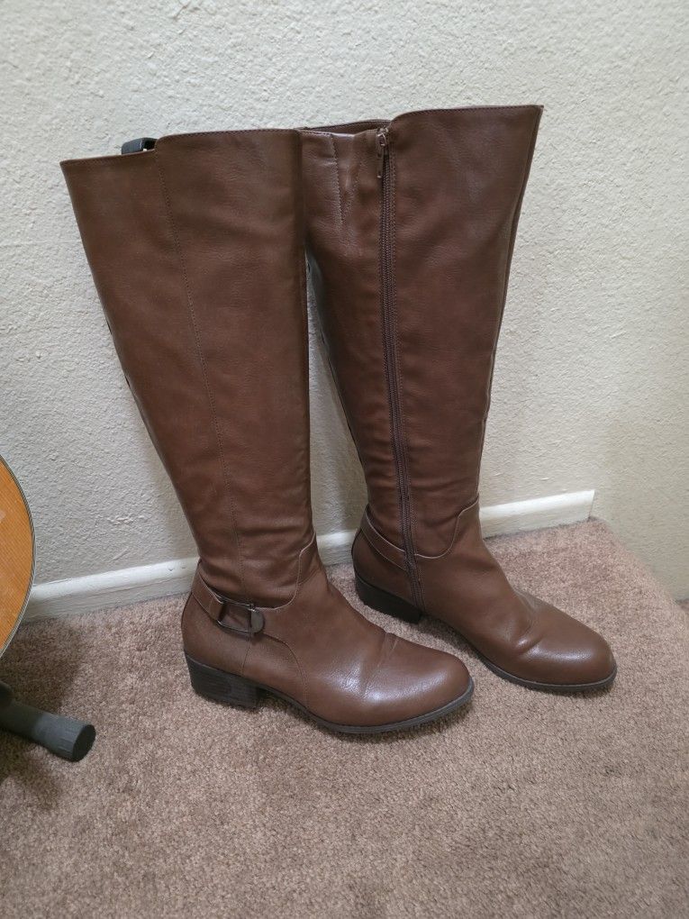 Knee High Brown Boots