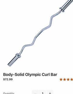 Olympic Barbell Curl Ez Bar