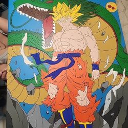 24 X 30 Dragon Ball Z Painting