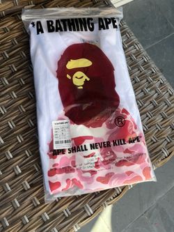 A Bathing Ape  size M  Bape pink camo