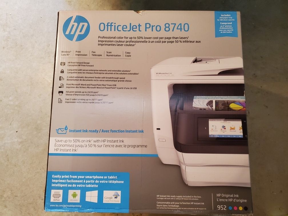 HP OfficeJet Pro 8740 All-In-One Printer