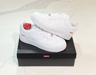 Nike Air Force 1 Low (Supreme White)(BRAND NEW)