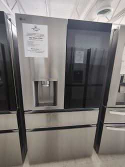 Open Box 29 Cu. Ft Large Capacity Refrigerator With Door In Door And Dual Ice Maker 