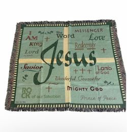 Jesus throw blanket