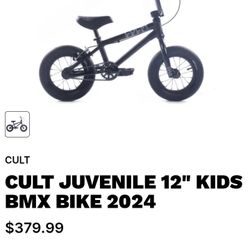  Got This 12 Inch Cult. Juvenile. Bike. 