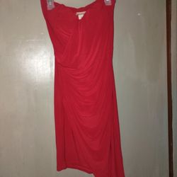 Red Party Dress Size S In Nice Condition 
