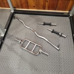 Chrome Barbell Set