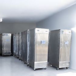 NIB Restaurant Reach-In Commercial Refrigerator Cooler Stainless Steel 