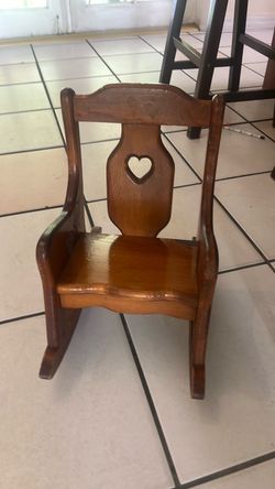 40+ year-old rocking chair either for dolls/or small children