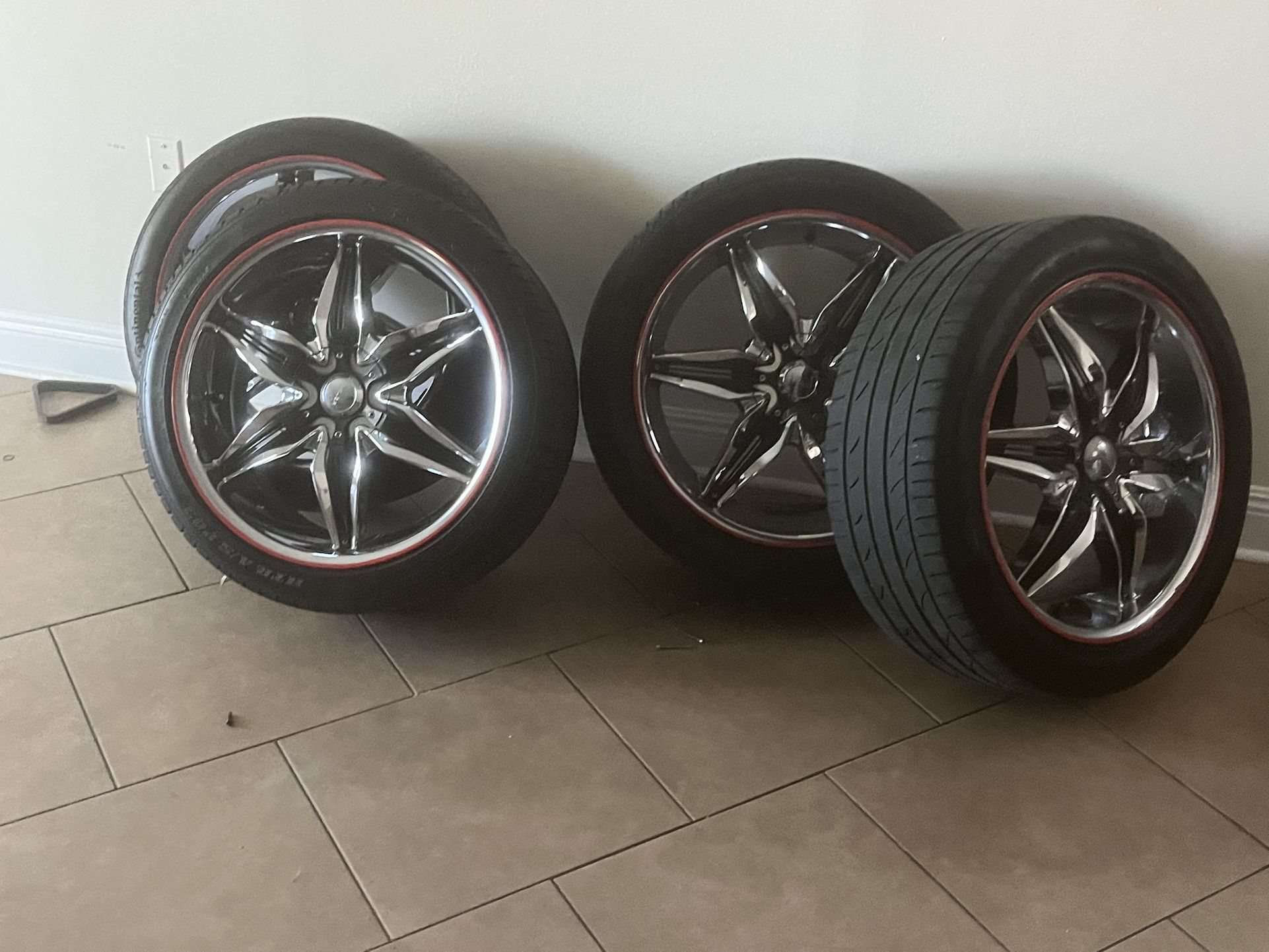 20x8.5 Akuza Universal Rims for Sale in Laplace, LA - OfferUp