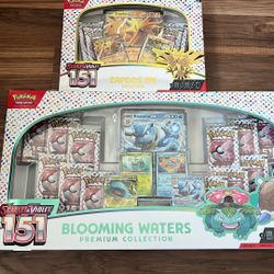 Pokémon 151 Blooming waters And Zapdos