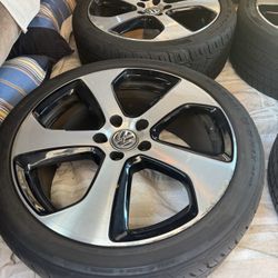 2015 VW GTI rims with Very Good Tires