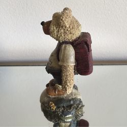 SHELLY BEARS & CO. 1996 Camp Grizzly Animal Bear Camper Figurine Thumbnail