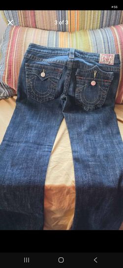 True Religion Joey Twisted Seam Flare Jeans