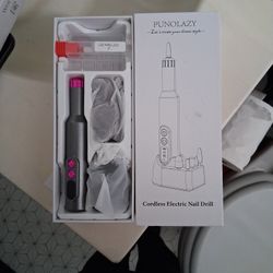Nail Drill Wireless Portable With Stand 
