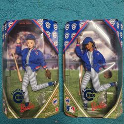 Rare Chicago Cubs Barbie Dolls – 1999 – Collector Edition

