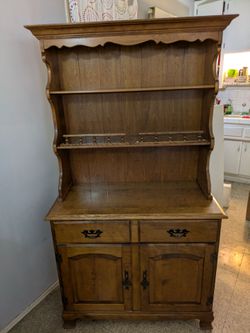 California Furniture Shops, Ltd. Wood Hutch Buffet