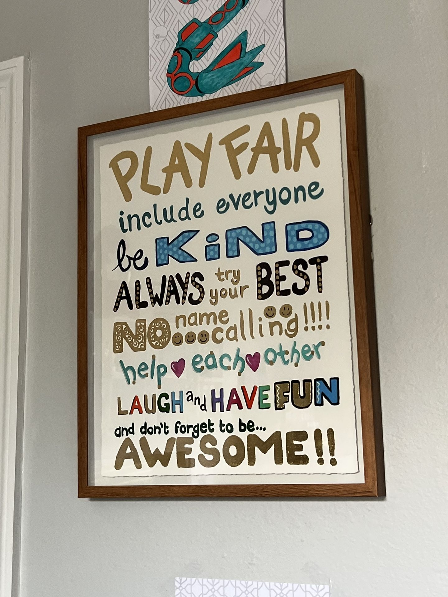 Kids Frame Kids Room Decor